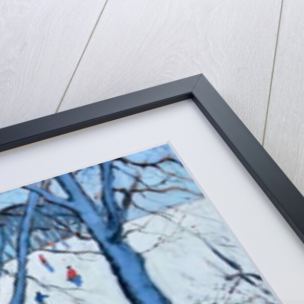 Going sledging, Dam Lane, Ashbourne, Derbyshire, 2018 by Andrew Macara