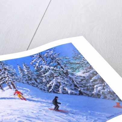 Steep slope, Les Arcs, France, 2018 by Andrew Macara