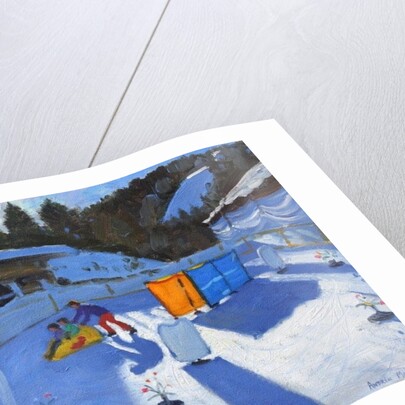 Childrens ice rink, Clusaz, 2014 by Andrew Macara