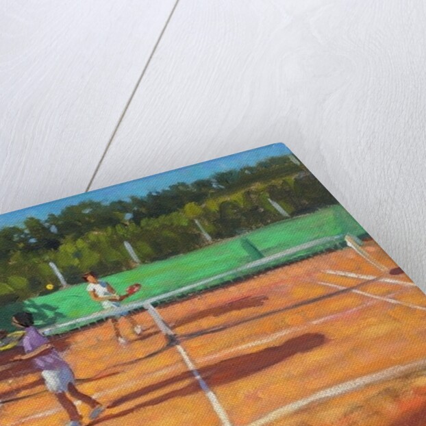 Tennis practise, Cap d’adge, France, 2013 by Andrew Macara