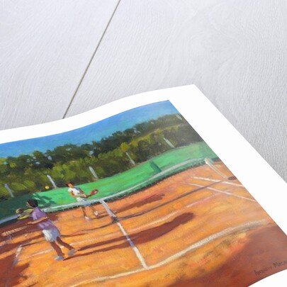 Tennis practise, Cap d’adge, France, 2013 by Andrew Macara