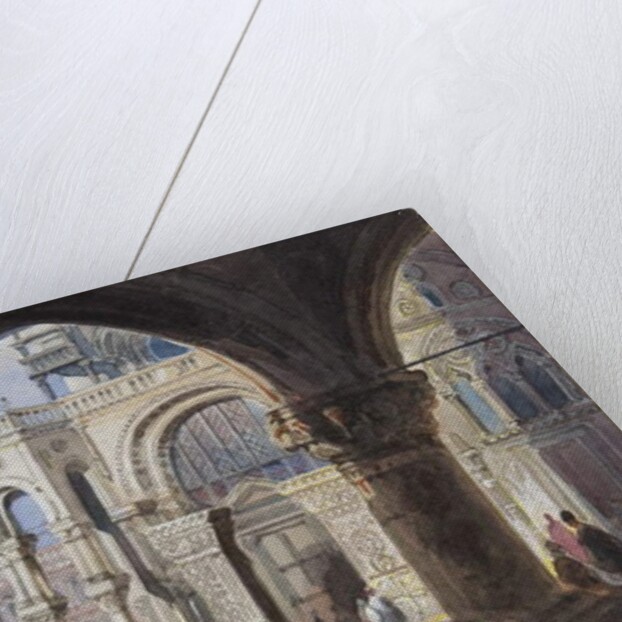 Church and Piazza San Marc at Venice by Joseph Axe Sleap