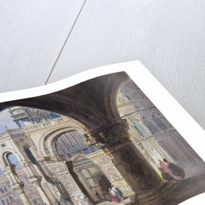 Church and Piazza San Marc at Venice by Joseph Axe Sleap