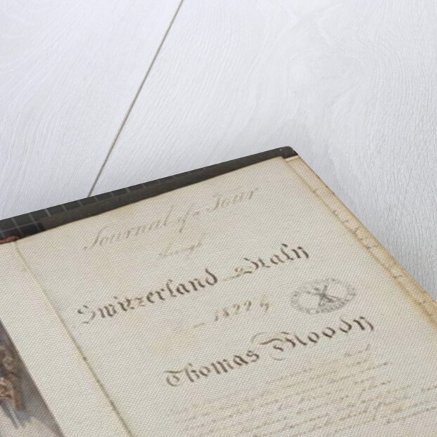 Venice, pasted into the title page of Thomas Moody's Journal of a tour through Switzerland and Italy, 1822 by Joseph Axe Sleap