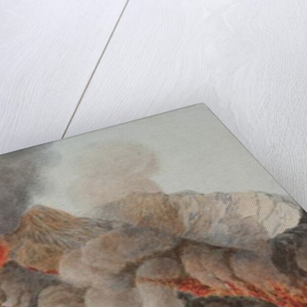 Plate X from 'Campi Phlegraei: Observations of the Volcanoes of the two Sicilies' by William Hamilton, 1776 by Pietro Fabris