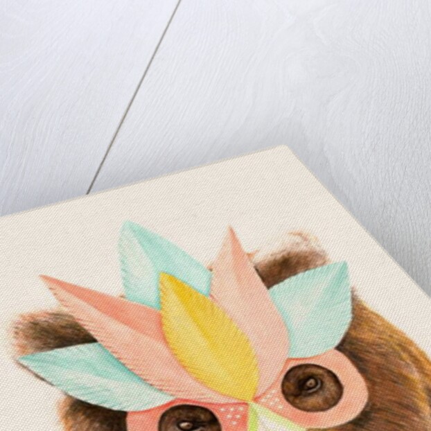 The Bear with the Paper Mask, 2017 by Florent Bodart