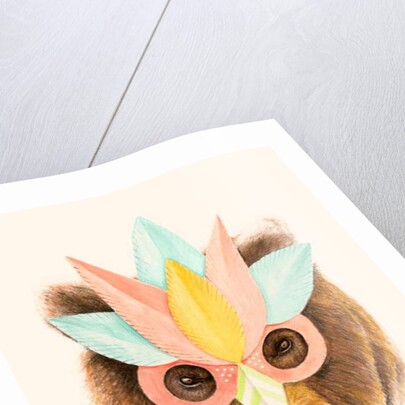 The Bear with the Paper Mask, 2017 by Florent Bodart