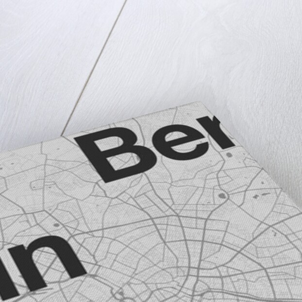Berlin Minimal Map, 2019 by Florent Bodart