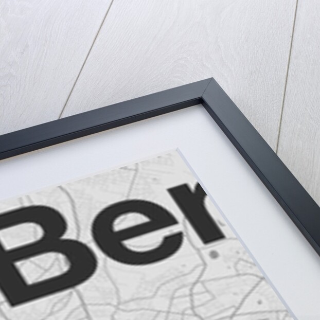 Berlin Minimal Map, 2019 by Florent Bodart