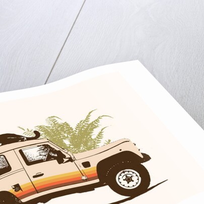 Black Panther on Car by Florent Bodart