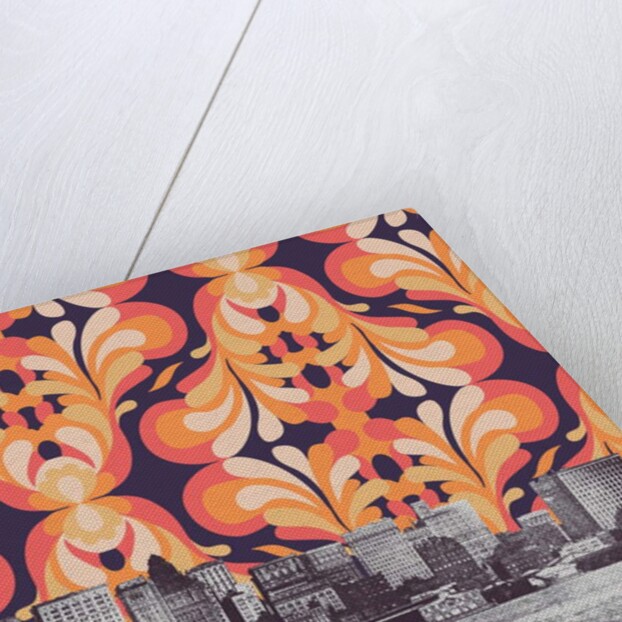 Colorful sky above New York, 2018 by Florent Bodart