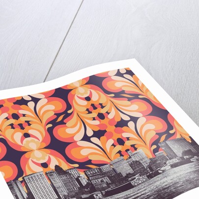 Colorful sky above New York, 2018 by Florent Bodart