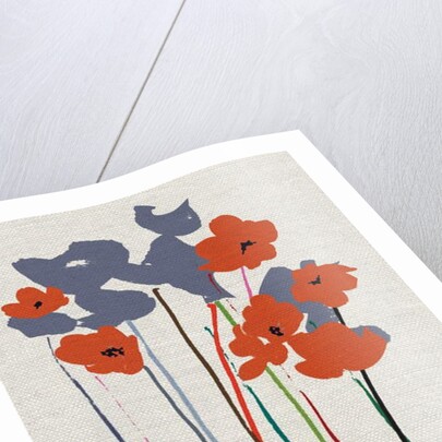 Printed Poppies, 2018 by Jenny Frean