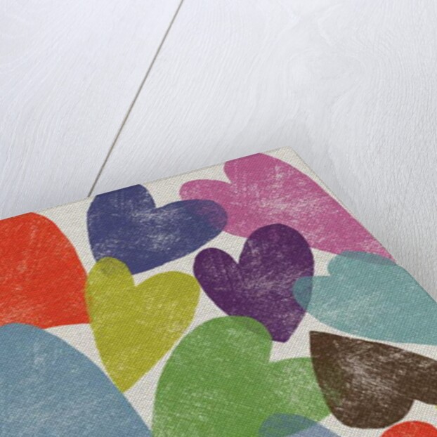 Printed Hearts, 2018 by Jenny Frean