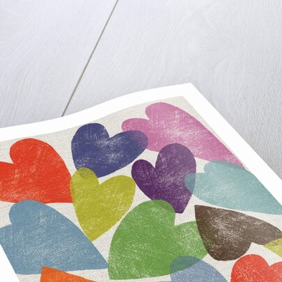 Printed Hearts, 2018 by Jenny Frean