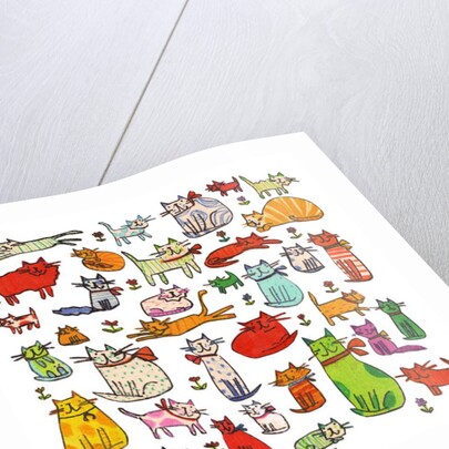 Thirty eight cats, 2018 by Sarah Battle