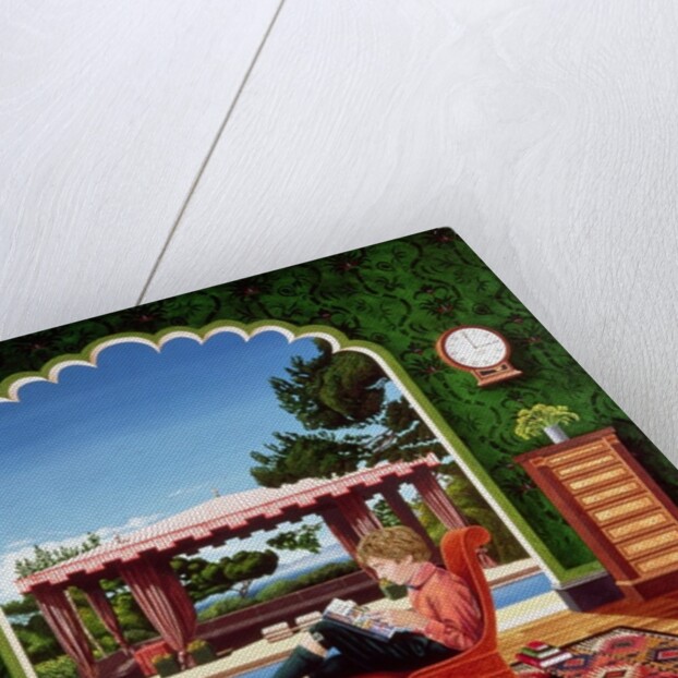 Boy Reading, 1983 by Anthony Southcombe