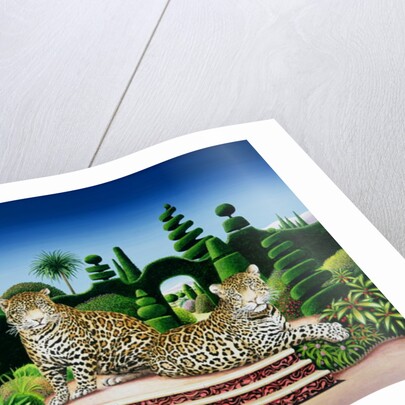 Jaguars in a Garden, 1986 by Anthony Southcombe
