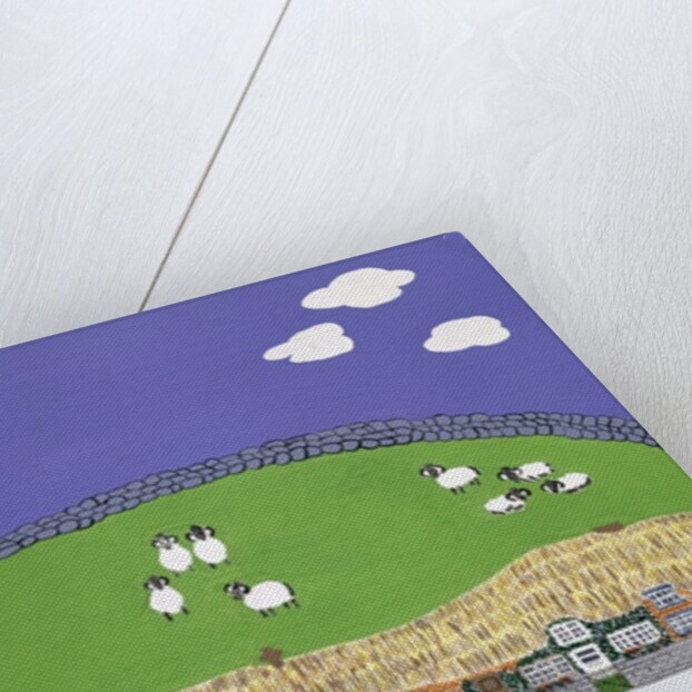 Sheep and clouds by Micaela Antohi