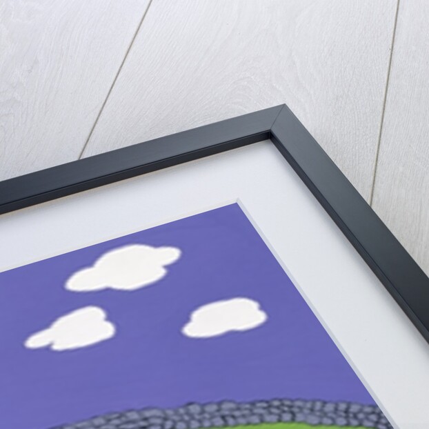 Sheep and clouds by Micaela Antohi