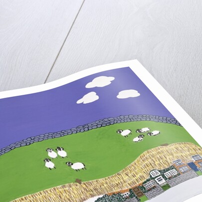 Sheep and clouds by Micaela Antohi