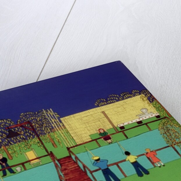 Fishing Pond by Micaela Antohi