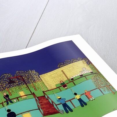 Fishing Pond by Micaela Antohi