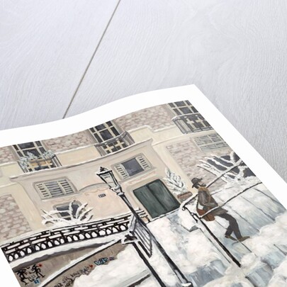 Montmartre Snow, 2017 by Deborah Eve Alastra