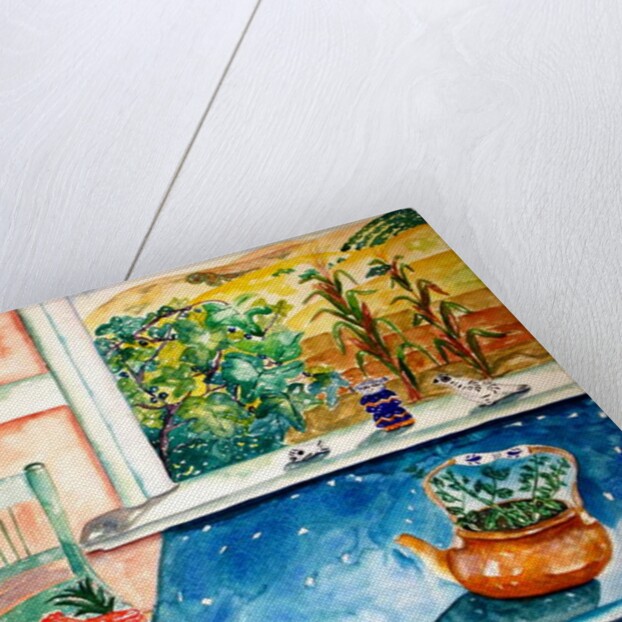 Blue Table, 1997 by Deborah Eve Alastra