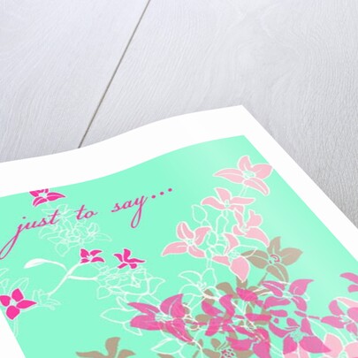 Just to say, 2013 by Anna Platts