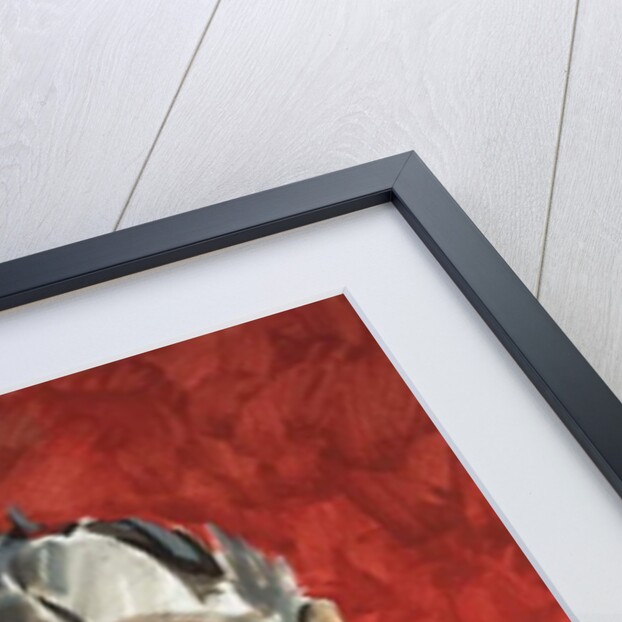 White Monkey on Red, 2006 by Peter Jones