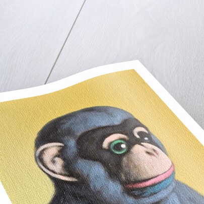 Mauve Monkey on Yellow, 2006 by Peter Jones