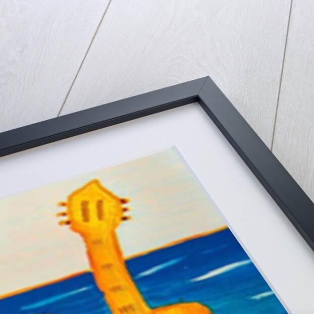 4 strung guitars on a beach, 2007 by Timothy Nathan Joel