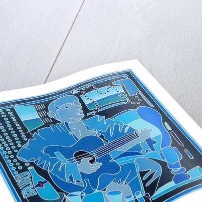 Portrait of the artist Alvaro Trugeda, 2018 by Timothy Nathan Joel