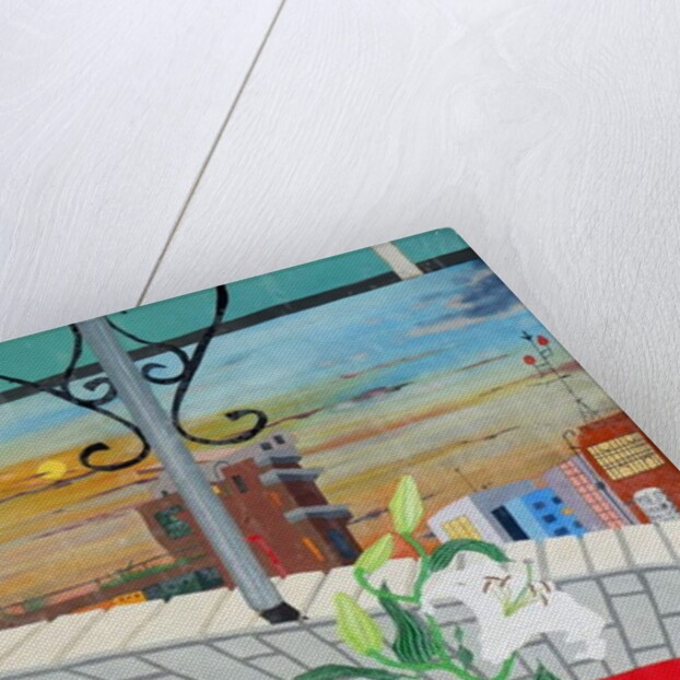 Lily with company, 2008 by Timothy Nathan Joel