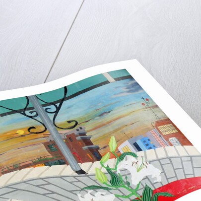 Lily with company, 2008 by Timothy Nathan Joel