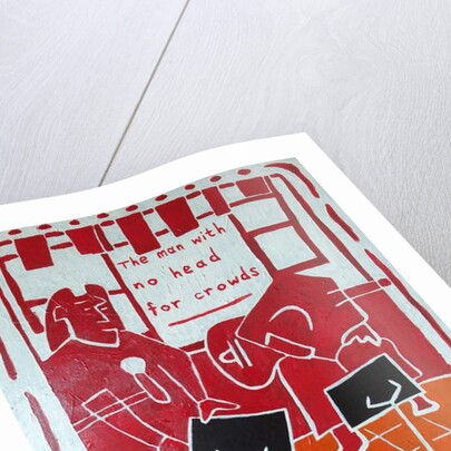 The man with no head for crowds, 2012 by Timothy Nathan Joel