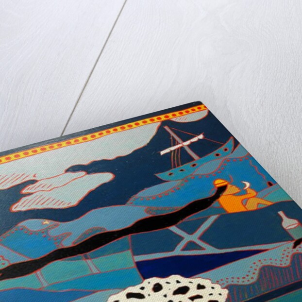 Woman with the moon in her hand, 2011 by Timothy Nathan Joel