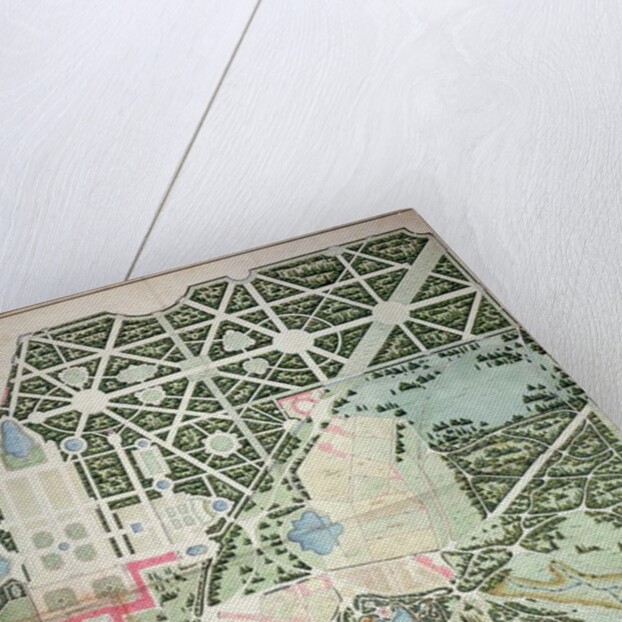 General plan of the parks of the two Trianon Palaces, Versailles, early 19th century by French School