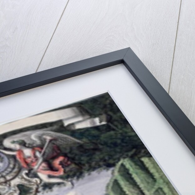 Set design for an unidentified ballet in a garden, taken from a collection entitled 'Menus Plaisirs du Roi' by French School