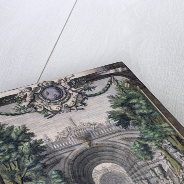 Set design for an unidentified ballet, taken from a collection entitled 'Menus Plaisirs du Roi' by French School
