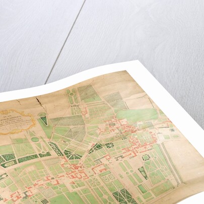 N/11/Seine/87 Topographical Map and Survey of the Village of Issy, 1740 by Bernard Borde