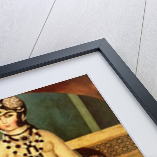 Two harem ladies, Qajar, Persian, c.1811-14 by Persian School