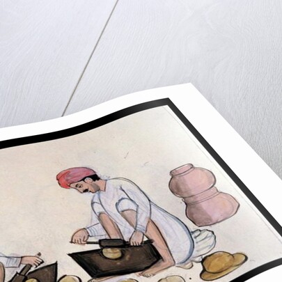 Pulse-cake Makers, c.1890 by Punjabi School