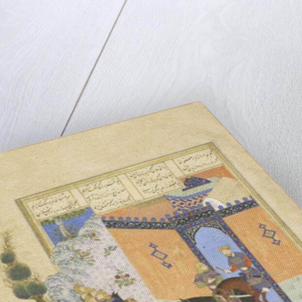 Persian 239 fol.394a Escape of Qubād by Persian School