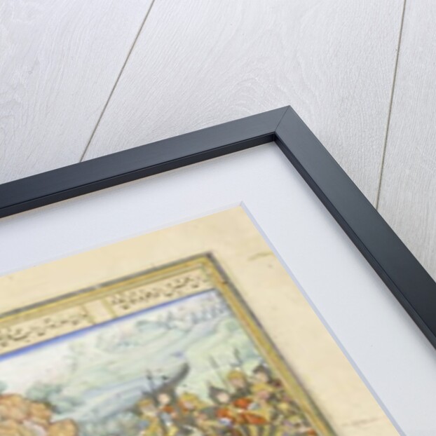 Yazdagird hides in a mill by Persian School