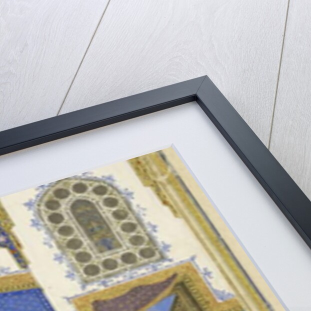 Persian 239 fol.56b Detail: Tahm?nah comes to Rustam by Persian School