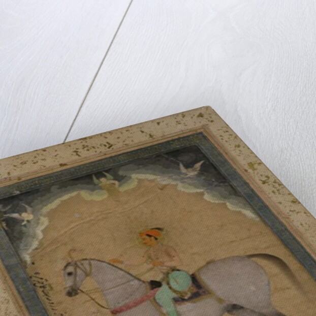 An equestrian portrait of Prince Dara Shikoh as a young man, 1640 by Chitarman Chitarman