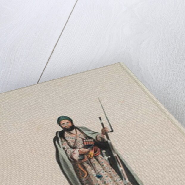 A Dooraunee Villager with his Arms, 1815 by Robert Melville Grindlay