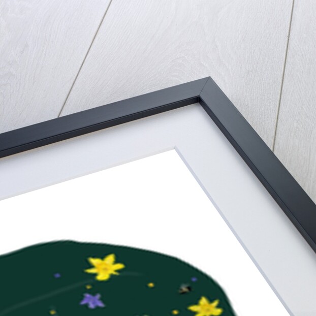 King Charles III, Coronation Floral Portrait, 2023 by Marianna Kulukundis